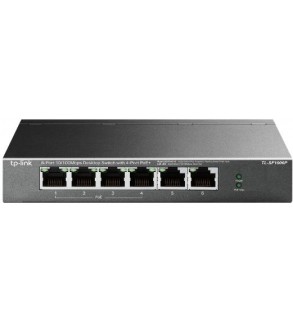 Switch desktop 6 port 10/100Mbps con 4 porte PoE+ TL-SF1006P