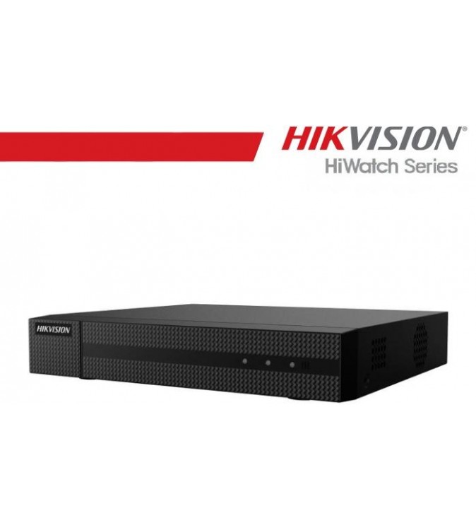 Hikvision-HiWatch NVR 8 canali 8 porte PoE 4K, 80/80Mbps - HWN-4108MH-8P(AI)