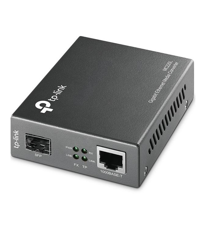 TP-Link Media Converter 1000BASE-SX/LX/LH/1000Base-T LC - MC220L