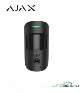 Ajax Sensore di movimento da esterno con fotocamera (MotionCam) da esterno nero