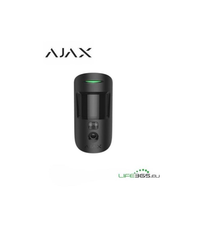 Ajax MotionCam con foto su richiesta (PhOD Jeweller) nero