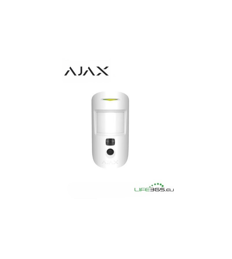 Ajax MotionCam con foto su richiesta (PhOD Jeweller) bianco