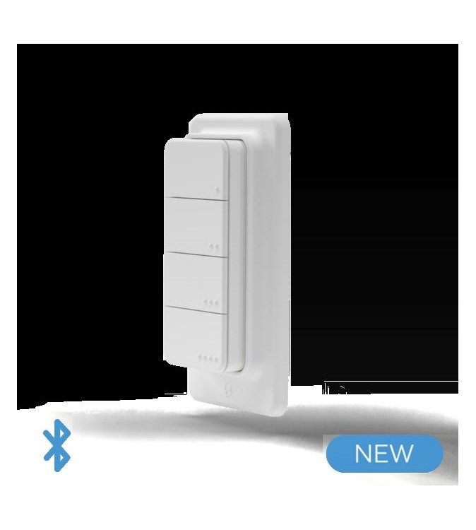 Shelly BLU RC Button4 - Telecomando a muro con 4 tasti Bluetooth