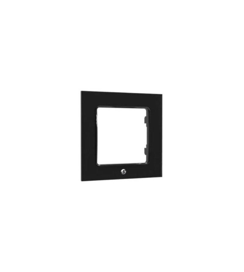 Shelly Wall Frame 1 - Placca da parete nera compatibile Legrand