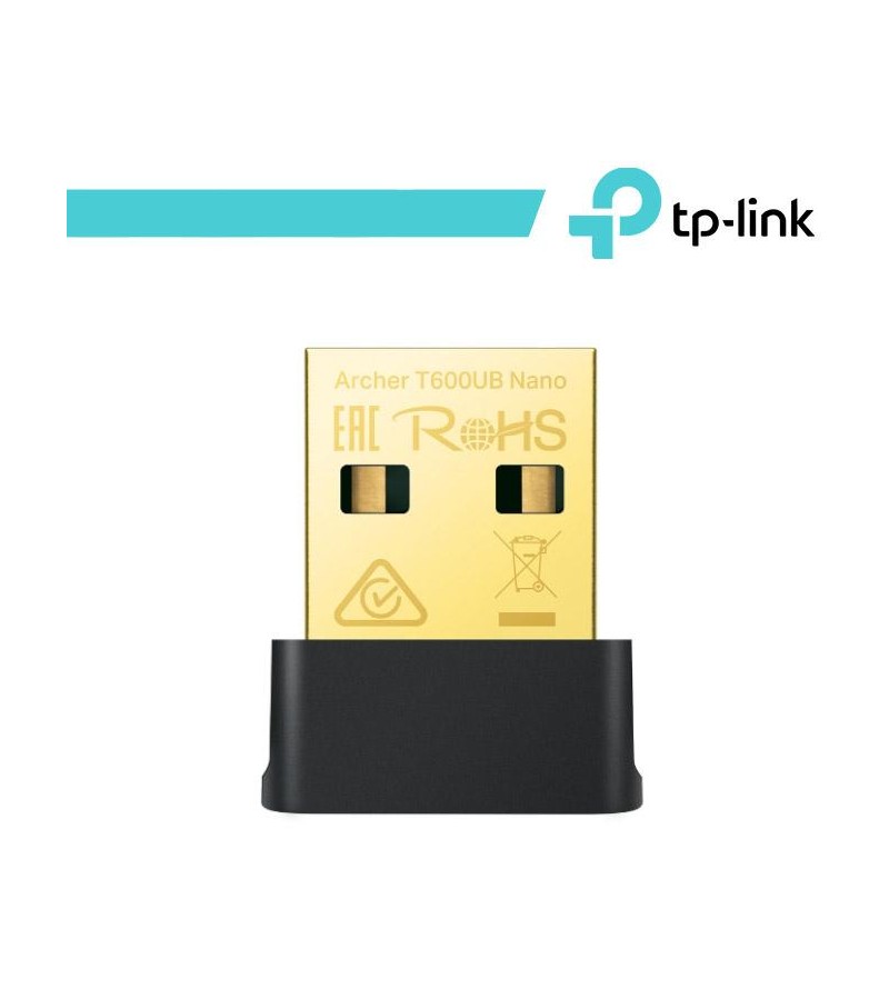 TP-Link Nano adattatore USB Wi-Fi AC600 e Bluetooth 4.2 - Archer T600UB Nano