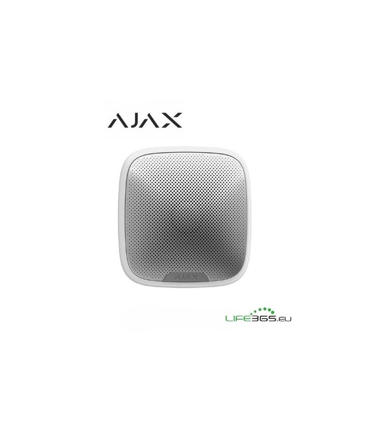 Ajax Sirena da esterno (StreetSiren) bianco