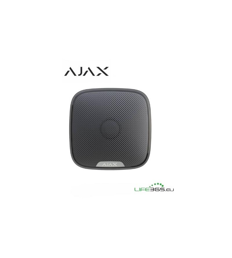 Ajax Sirena da esterno (StreetSiren) nero