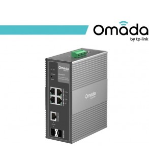 Omada 6-Port Gigabit Industrial Easy Managed Switch 4 PoE - IES206GPP