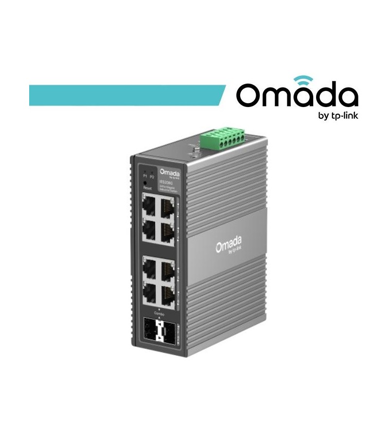 Omada 8-Port Gigabit Industrial Easy Managed Switch - IES208G
