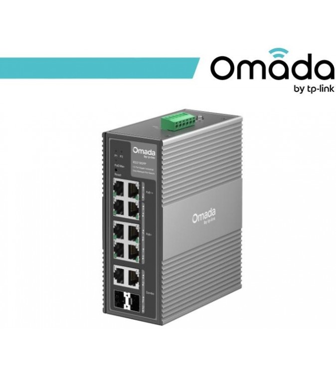 Omada 10-Port Gigabit Industrial Easy Managed Switch - IES210GPP