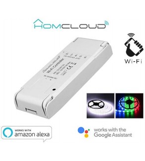 Controller Strisce LED Wi-Fi 12-24V RGB + white