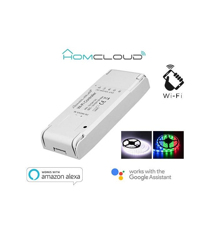 Controller Strisce LED Wi-Fi 12-24V RGB + white