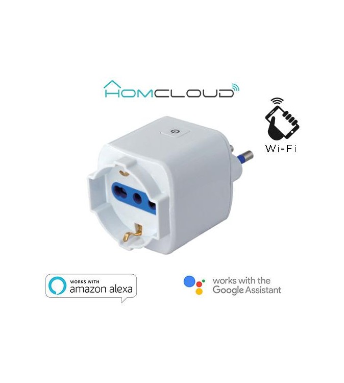 Presa Intelligente Wi-Fi 16A italiana bipasso-schuko
