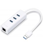 TP-Link Adattatore di rete Gigabit 3 Porte USB 3.0 - UE330