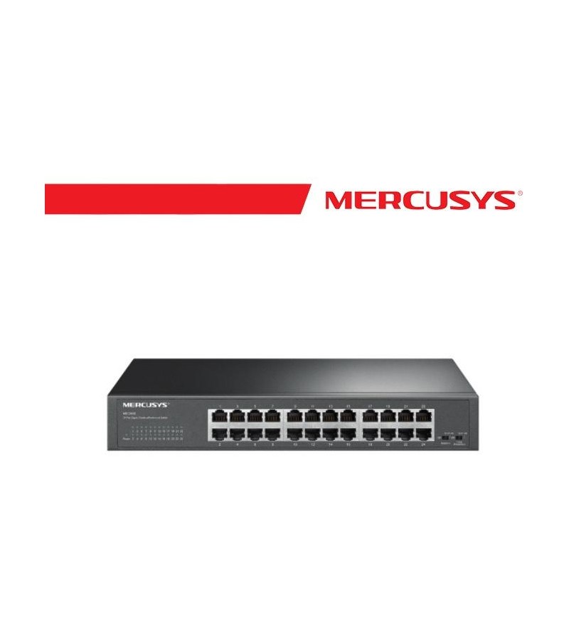 Mercusys 24-Port Gigabit Desktop/Rackmount Switch - MS124GS