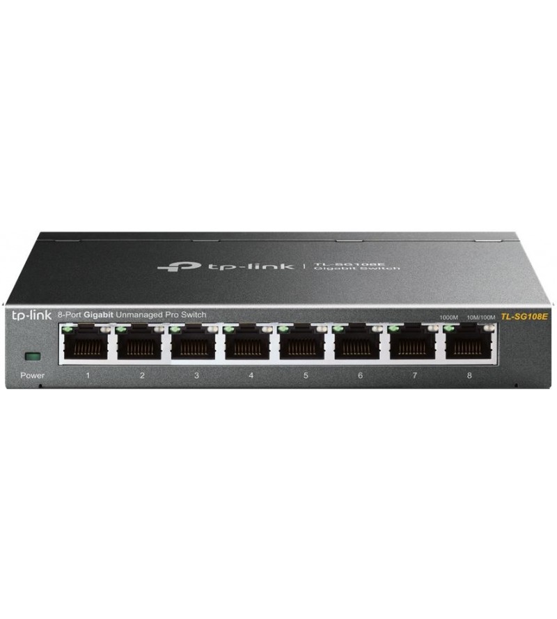 Switch Easy Smart 8 porte 10/100/1000Mbps desktop TL-SG108E