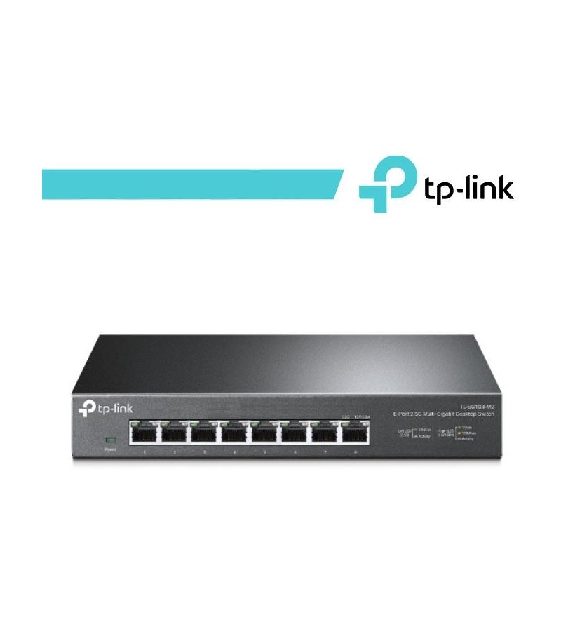 TP-Link Switch Desktop 8 Porte 2.5G - TL-SG108-M2