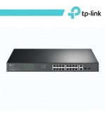 TP-Link Switch Rackmount 18 Porte Gigabit LAN, di cui 16 PoE