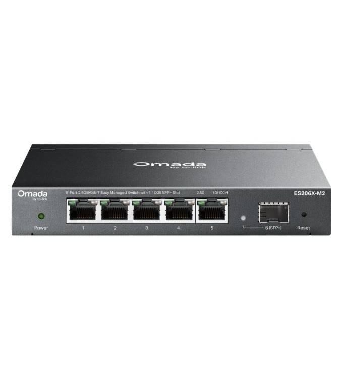 Omada 5-Port 2.5GBASE-T Easy Managed Switch with 1 10GE SFP+ Slot