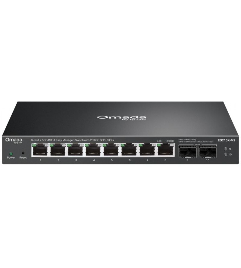 Omada 8-Port 2.5GBASE-T Easy Managed Switch with 2 10GE SFP+ Slots