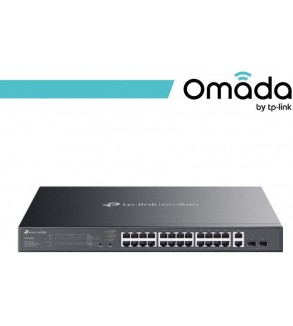 Omada 28-Port Gigabit Easy Managed Switch with 24-Port PoE+ - ES228GMP