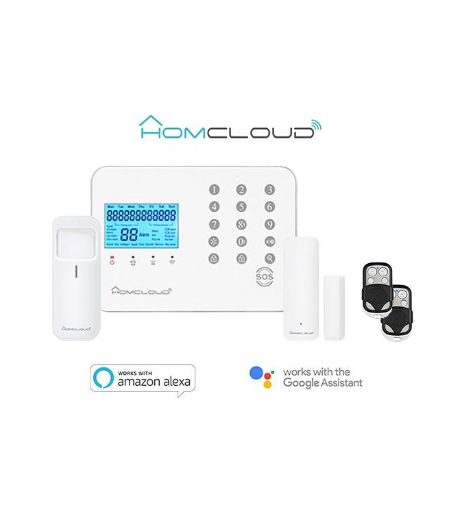 Kit Antifurto wireless 10P Homcloud Wi-Fi + GSM PRO