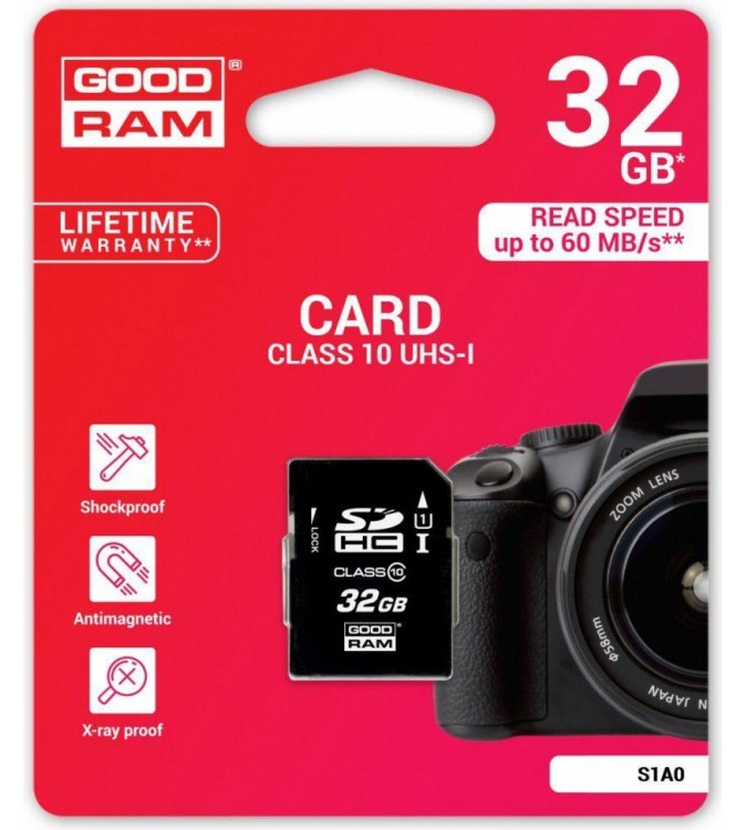 GoodRAM Scheda SD 32GB SDHC - retail blister - S1A0-0320R12