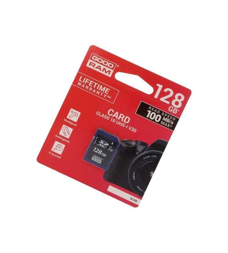 GoodRAM Scheda SD 128GB SDXC - retail blister - S1A0-1280R12