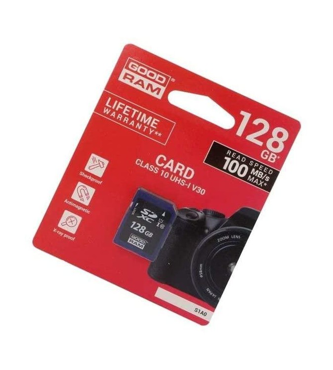 GoodRAM Scheda SD 128GB SDXC - retail blister - S1A0-1280R12