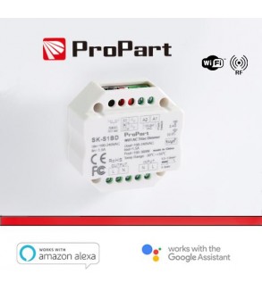 Modulo Smart Dimmer 220V AC Triac 1CHx1.5A Wi-Fi+RF 2.4G