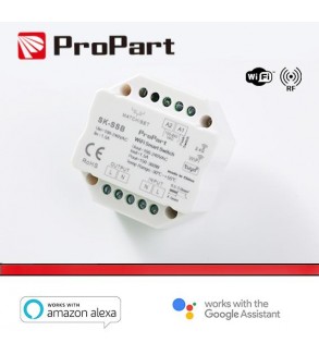 Modulo Smart Pulsante 220V AC 1CHx1.5A Wi-Fi+RF 2.4G