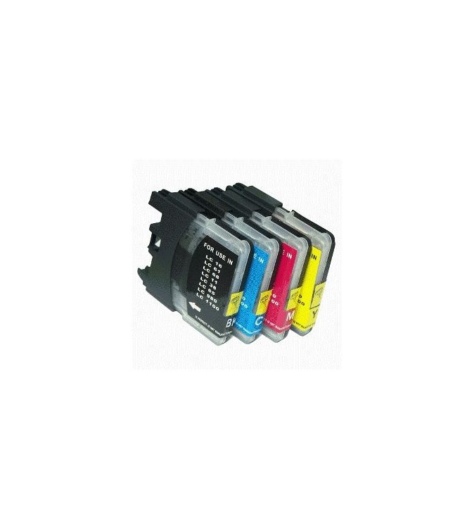 12ML Ciano Compa Brother LC61,LC980, LC1100, LC985