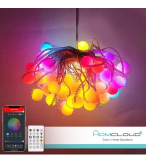 Catena 66 Sfere luminose Smart RGB-IC Wi-Fi + Bluetooth 10M IP65