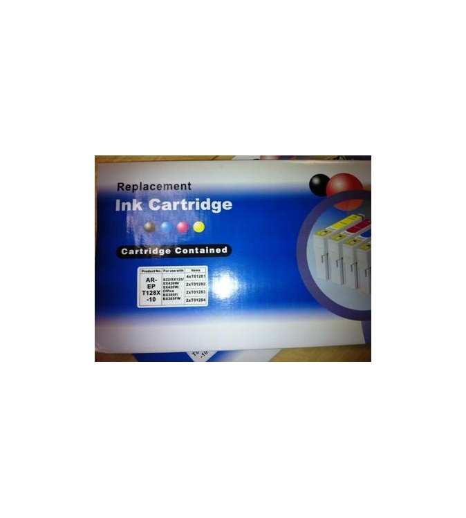 10 Cartucce Compatibili T1281-1282-1283-1284 (4xBk+6 color)