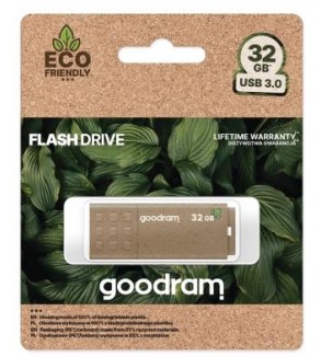 GoodRAM Pendrive 32GB UME3 GREEN USB 3.0 - retail blister - UME3-0320EFR11