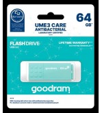 GoodRAM Pendrive 64GB UME3 CARE - ANTIBATTERICA - USB 3.0 - UME3-0640CRR11