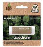 GoodRAM Pendrive 64GB UME3 GREEN USB 3.0 - retail blister - UME3-0640EFR11