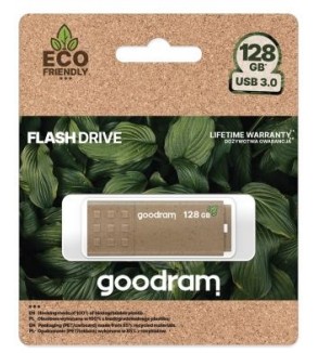GoodRAM Pendrive 128GB UME3 GREEN USB 3.0 - retail blister - UME3-1280EFR11