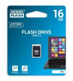 Goodram Pendrive UPI2 16GB USB MINI 2.0 blk - retail blister - UPI2-0160K0R11