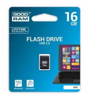 Goodram Pendrive UPI2 16GB USB MINI 2.0 blk - retail blister - UPI2-0160K0R11