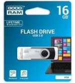 GoodRAM Chiavetta/Pendrive USB Twister 16GB nera USB 2.0 - UTS2-0160K0R11