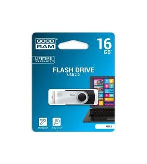 GoodRAM Chiavetta/Pendrive USB Twister 16GB nera USB 2.0 - UTS2-0160K0R11