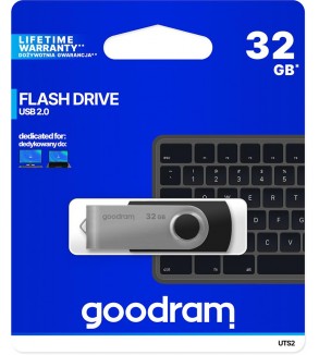 GoodRAM Chiavetta/Pendrive USB Twister 32GB nera USB 2.0 - UTS2-0320K0R11