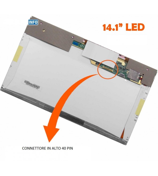 Display LTN141AT15 14.1 inch LED 40 pin