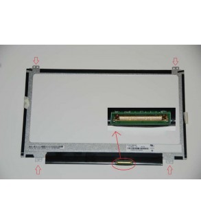 Display B116XTN04.0 Top/Bottom led 11.6 - 40 pin