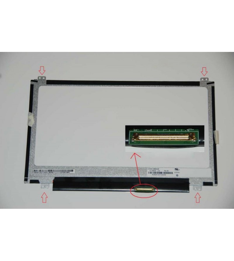 Display B116XTN04.0 Top/Bottom led 11.6 - 40 pin