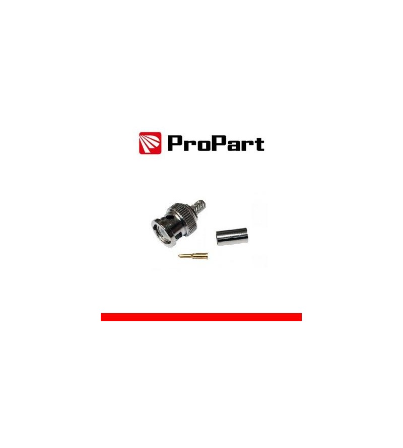 100pz x BNC a crimpare per cavo RG6