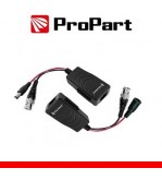 Coppia di Balun video HD cat5e/6 ad 1 canale e alimentazione