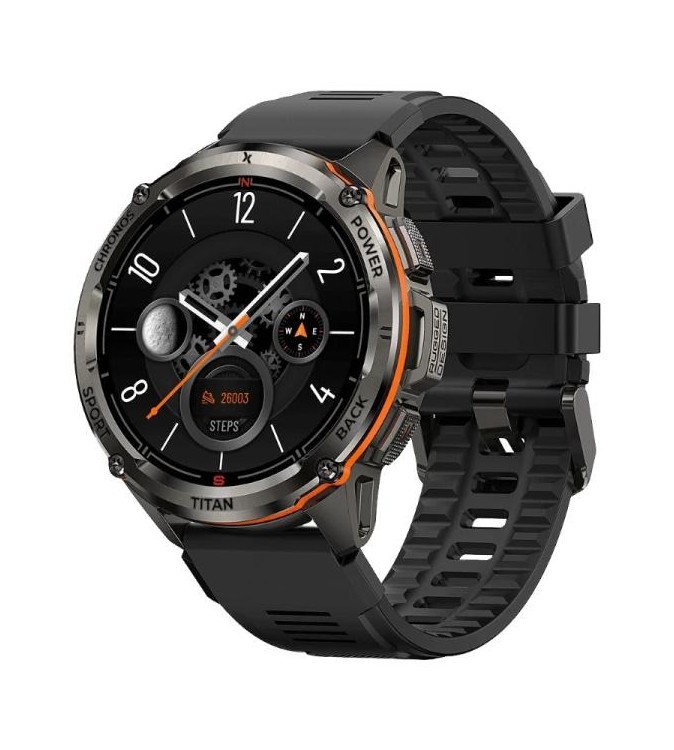 Smartwatch Maxcom FW111 Titan Chronos Con GPS Nero