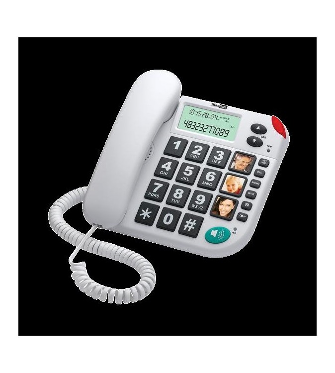 Telefono Fisso MAXCOM KXT480 Bianco